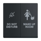 ABB - Enjoliveur Interrupteur Double 885 Noir Mat