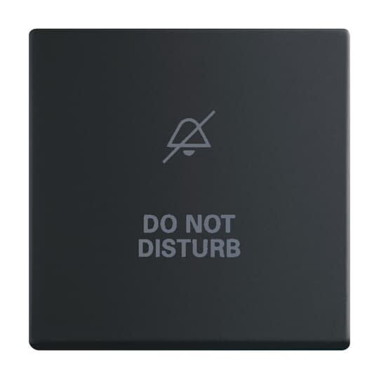ABB - Enjoliveur Interrupteur Simple 885 Noir Mat