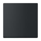ABB - Plaque Centrale Interrupteur Simple Noir Mat