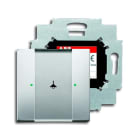 ABB - Poussoir 1 ToucheBcu Intégrée Acier Inox