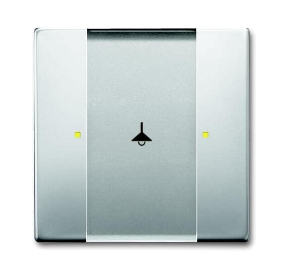 ABB - Poussoir 1 Touche Multifonctions Acier Inox