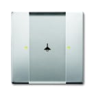 ABB - Poussoir 1 Touche Multifonctions Acier Inox