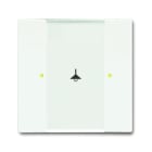 ABB - Poussoir 1 Touche Multifonctions Blanc Mat