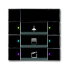 ABB - Poussoir 3 TouchesMf Avec Recepteur Ir Anthracite