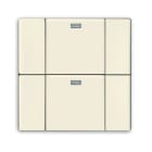 ABB - Interrupteur 2 Touches Waveline Future Linear Ivory White