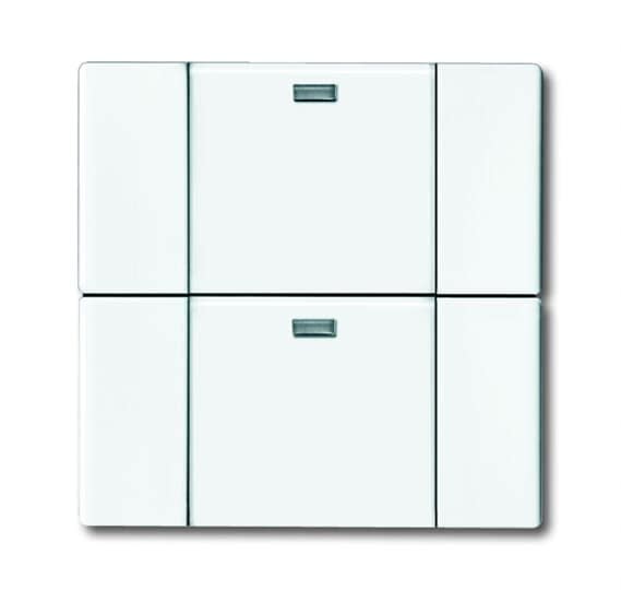 ABB - Interrupteur 2 Touches Waveline Future Linear Studio White