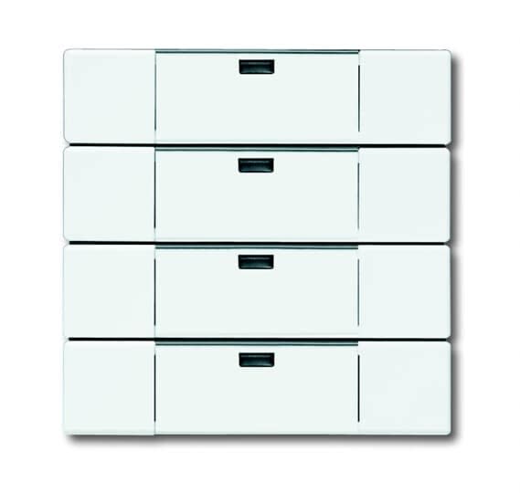 ABB - Interrupteur 4 Touches Waveline Future Linear Studio White