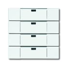 ABB - Interrupteur 4 Touches Waveline Future Linear Studio White