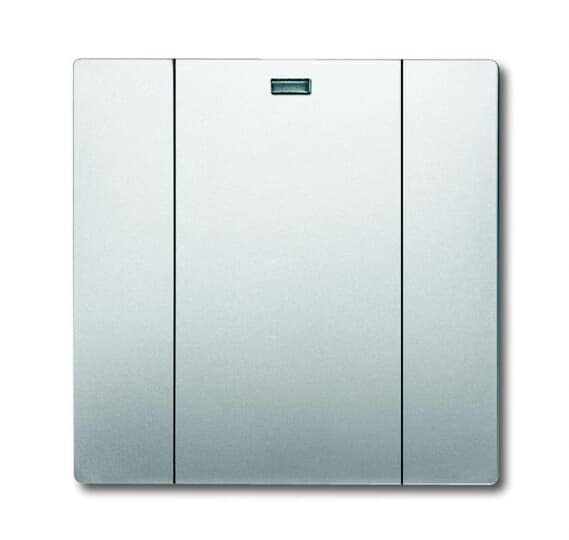 ABB - Interrupteur 1 Touche Waveline Pure Stainless Steel
