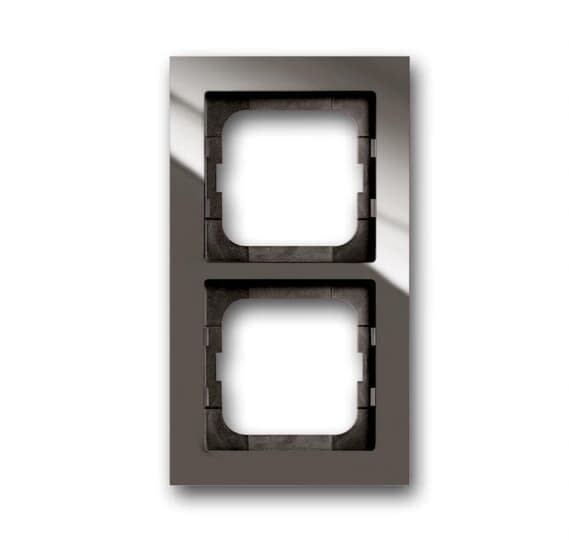 ABB - Cadre 2 Modules Busch Entrée Gris