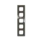 ABB - Cadre 5 Modules Busch Entrée Gris
