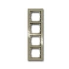 ABB - Enjoliveur 4 Modules Busch Axcent Maison Beige