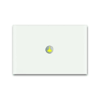 ABB - Commande Simple Prion Blanc Verre