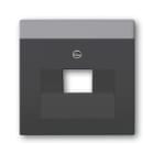 ABB - Enjo Simple Rj45 Noir Mat-Future Linear