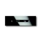 ABB - Bandeau Supérieur Avec Affichage Temp. Prion Verre Noir