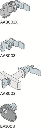 ABB - Insert+Cle Panneton Double Coffret Sr2