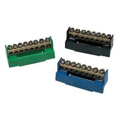 ABB - FOR Barrette de neutre (bleu)- 6 x 10 mm² en 2 x 16 mm² (x4)
