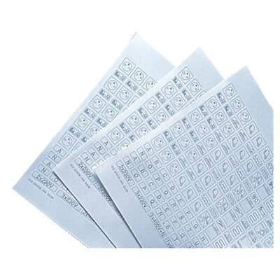 ABB - Accessoire d' armoires étiquette FOR150 F4 20 mm x 180 mm x 2,500 mm