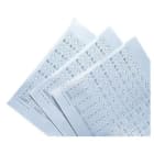 ABB - Accessoire d' armoires étiquette FOR150 F4 20 mm x 180 mm x 2,500 mm