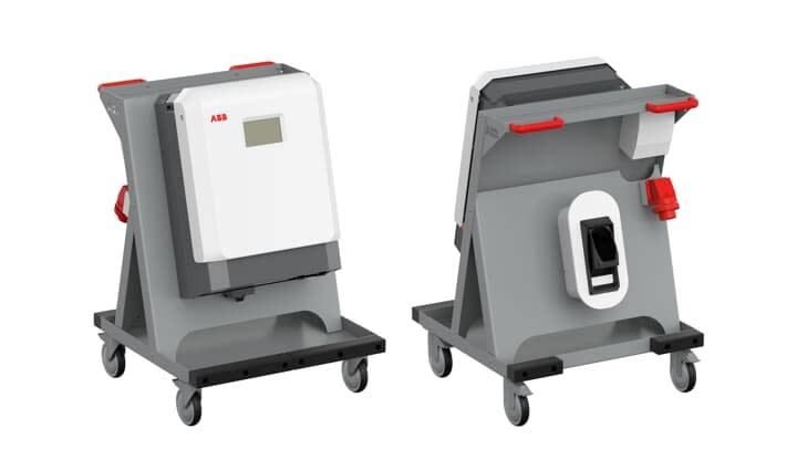 ABB - Terra DC Wallbox CCS2 Câble 7m + Chariot mobile
