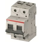 ABB - S800N Disjoncteur modulaire - 2P - 13A - Cbe B -Icu 36kA (3 modules) - Vis