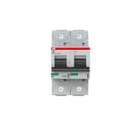 ABB - S800S Disjoncteur modulaire - 2P - 63A - Cbe K -Icu 50kA (3 modules) - Vis
