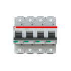 ABB - Disjoncteur S804C 4P 32A Courbe C Raccordement à vis - 25KA (6Modules)