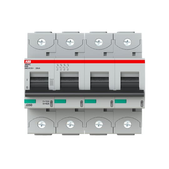 Disjoncteur 4P 6/10kA C-40A 4M • NFN440