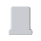 ABB - S800-BBIC - Cache picot pour peigne de Disj. S800 (Lot de 12pcs)