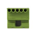 ABB - Bornier terre Mistral-5X4mm²+1X25mm²-Rapide et à vis