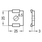 ABB - PS811462 Support pour Ecrou coulissant