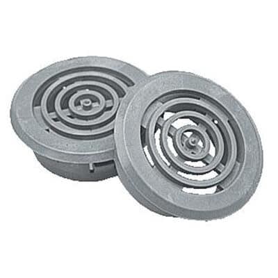 ABB - ARIA Jeu de 2 grilles de ventilation. Forage Diam. 34.9mm