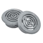 ABB - ARIA Jeu de 2 grilles de ventilation. Forage Diam. 34.9mm