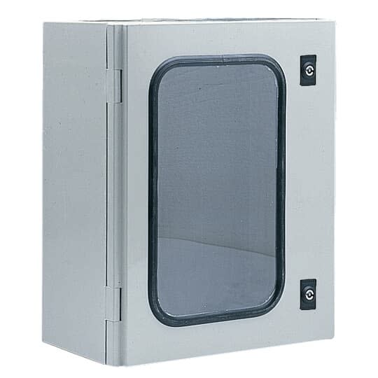 ABB - ARIA 64 Coffret IP65 IK07 avec visuel et 1 serrure double panneton de 3mm
