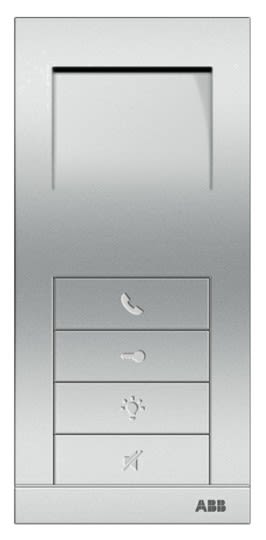 ABB - Welcome M Poste Audio Mains Libres Gris