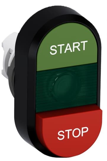 ABB - Mpd15-11G Bouton Poussoir Dble Touche lumineux Startstop