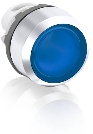ABB - MP1-31L BP Affleurant lumineux à Impulsion Col Chrome Metal