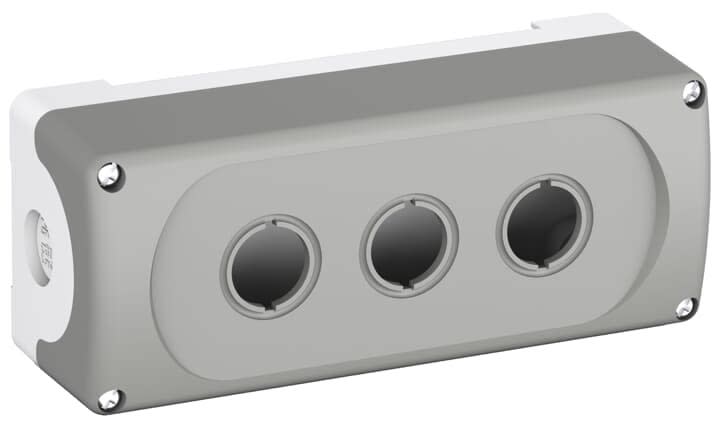 ABB - Mep3-0 Boite à Boutons Plastique Vi de 3 Perçages