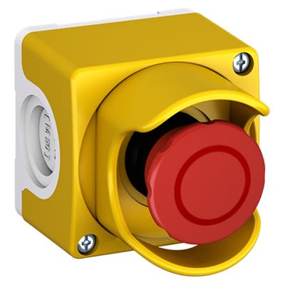 ABB - Cepy1-2002 Arrêt d'Urgence 40mm Déverrouil. Par Traction 2NF