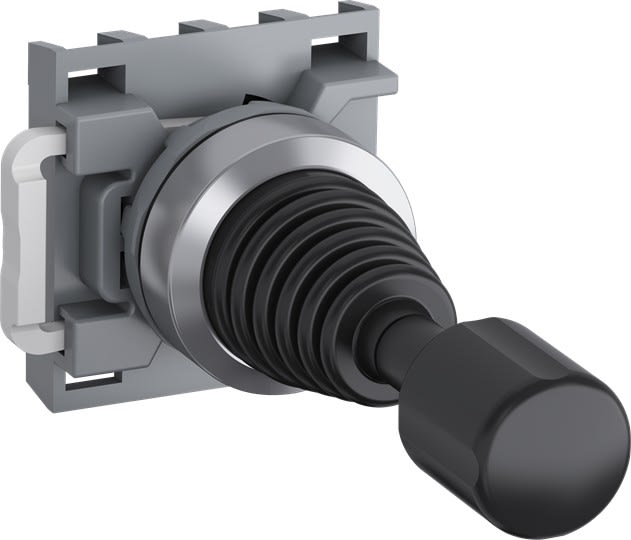 ABB - Joystick#Mjs12-60B - 2 positions, à Impulsion métal chromé ( avec accrochage)