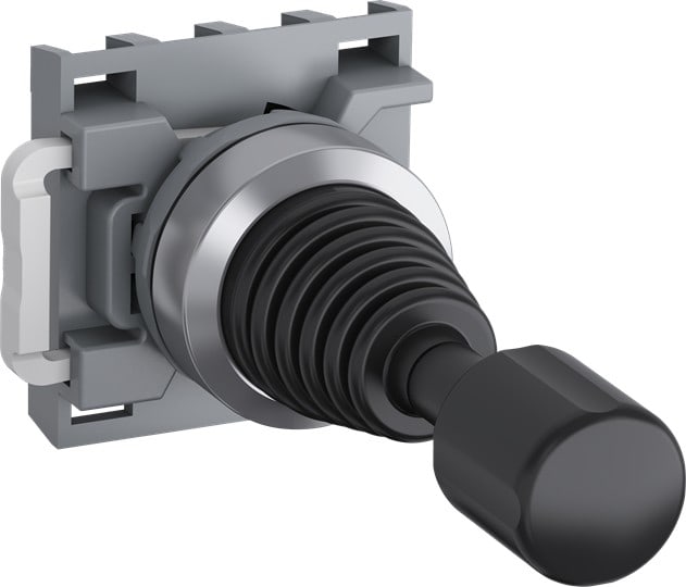 ABB - Joystick#Mjs8-60B - 2 positions, à Impulsion métal chromé ( avec accrochage)