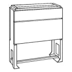 ABB - EH Socle en polyester pr EH3 et EH6 DIN 2 en kit matériau recyclé simil. RAL7035