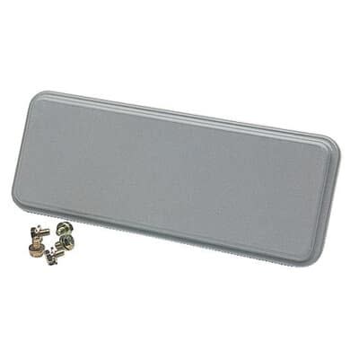 ABB - APO Plaque de fermeture pleine - Largeur 185mm RAL7035