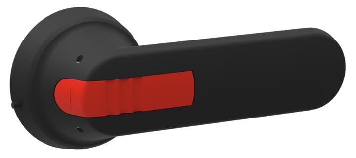 ABB - Poignée Pistolet noire 125mm pour Axe 12mm