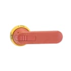 ABB - Poignée Pistolet Rouge/Jaune 125mm pour Axe 12mm