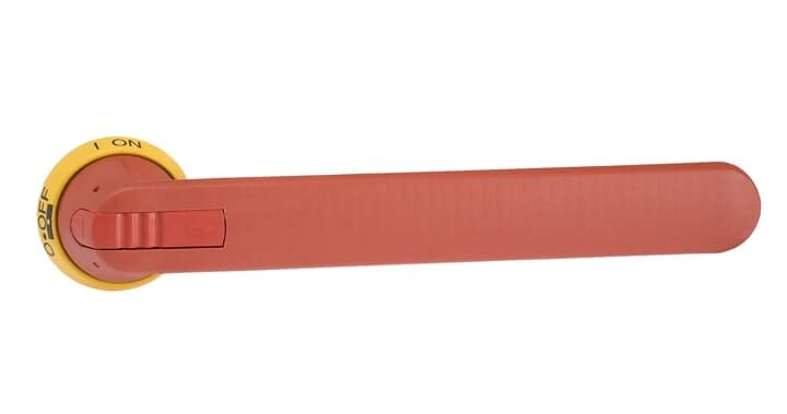 ABB - Poignée Pistolet Rouge/Jaune 275mm pour Axe 12mm