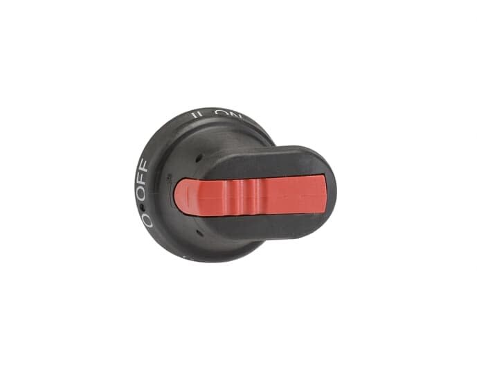ABB - Poignée Pistolet noire 45mm pour Axe 6mm pour Inverseur