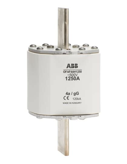 ABB - Fusible Couteau 1250A GG Taille 4A 500V