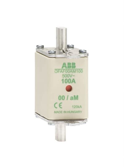 ABB - Fusible Couteau 100A AM Taille 00 500V