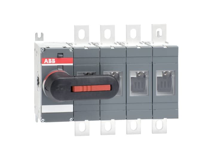 ABB - Inter.Sec frontal 400A 4Pôles poignée sur Appareil